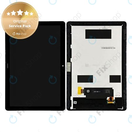 Huawei MediaPad T5 10.1 - LCD Display + Touch Screen + Frame (Black) - 02352DPC, 02352DPT Genuine Service Pack