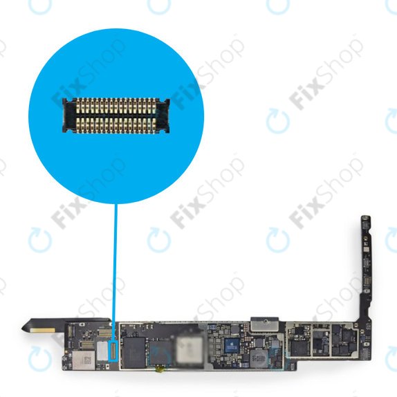 Apple iPad Air - Mainboard + Touch Screen Connector
