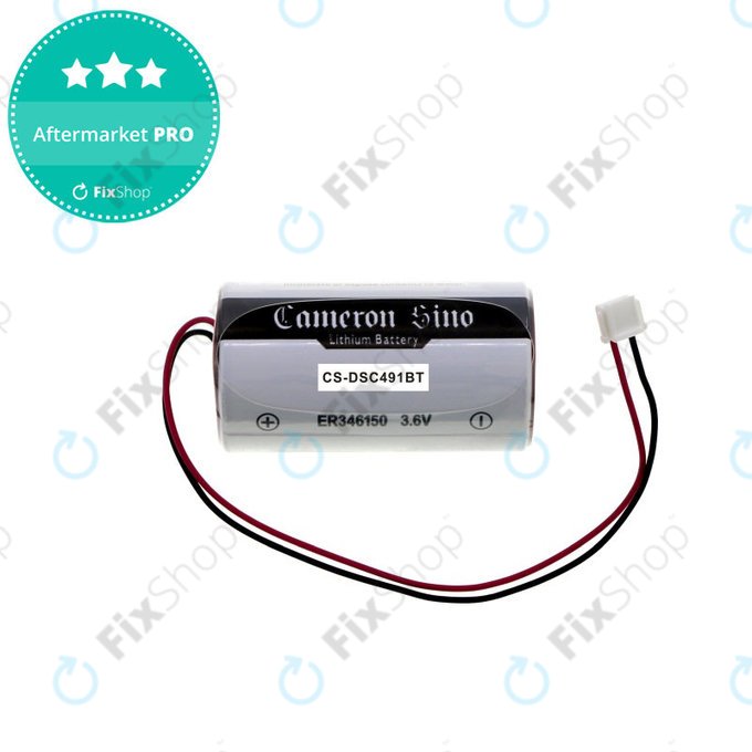 Battery for DSC WT4911B, WT4911R Wireless Outdoor Siren, 14500mAh, Li-MnO2, 3.6V, ER34615M-T1, HQ