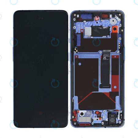 OnePlus 7T - LCD + Touch Screen + Frame (Glacier Blue) - 2011100083