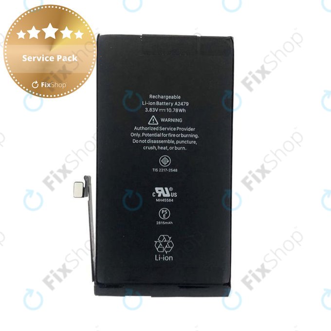 Battery for iPhone 12, 12 Pro, 2815mAh, A2479, Service Pack