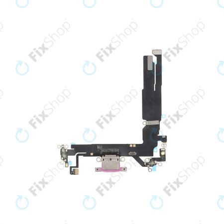 Apple iPhone 16 - Charging Connector + Flex Cable (Pink)