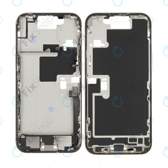 Apple iPhone 16 Pro Max - Middle Frame + Power + Volume Buttons (Natural Titanium)