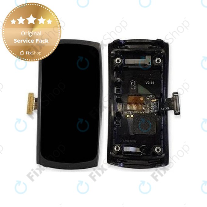 Samsung Gear Fit 2 SM-R360 - LCD Display + Touch Screen + Frame (Gray) - GH97-19001A, GH97-19201A Genuine Service Pack