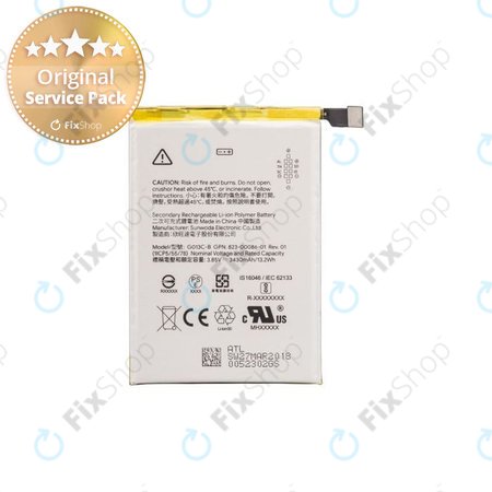 Google Pixel 3 XL - Battery G013C-B 3430mAh - G823-00114-01 Genuine Service Pack