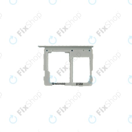 Samsung Galaxy Tab S3 T820, T825 - SIM + SD Tray (Silver) - GH98-41378B Genuine Service Pack