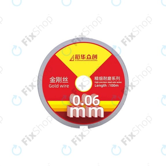 Gold Wire - Wire for Separating LCD Displays (0.06mm x 100M)