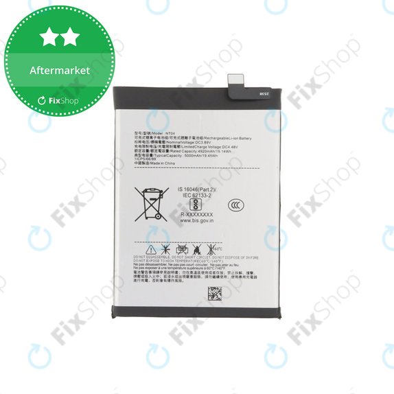 Battery for Nothing Phone (3a), (3a) Pro, NT04, 5000mAh
