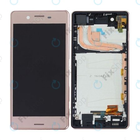 Sony Xperia X Performance F8131 - LCD Display + Touch Screen + Frame (Pink) - 1302-3696