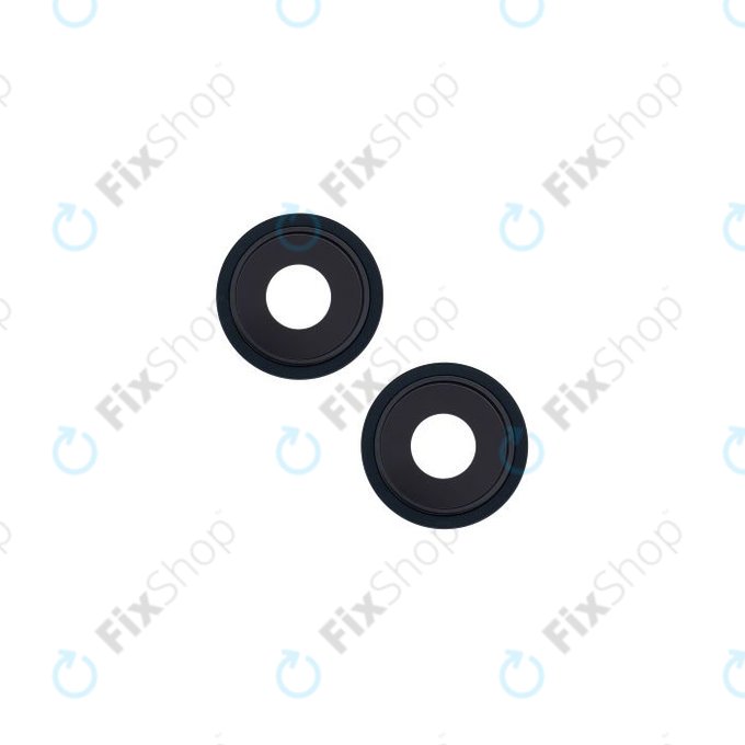 Apple iPhone 13, 13 Mini - Rear Camera Lens + Frame (Midnight) - 2pcs