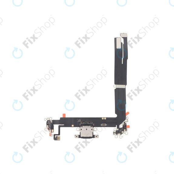 Apple iPhone 16 Plus - Charging Connector + Flex Cable (Black)