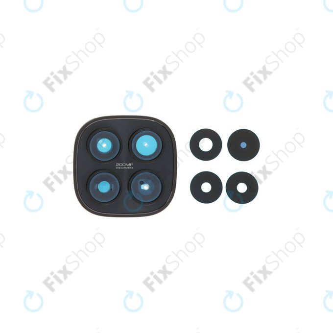 Back Rear Camera Lens with Frame for Xiaomi Redmi Note 15 Pro 5G, Black