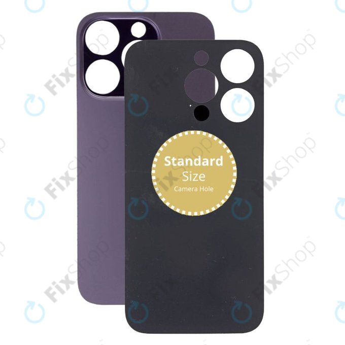Apple iPhone 14 Pro - Rear Housing Glass (Deep Purple)