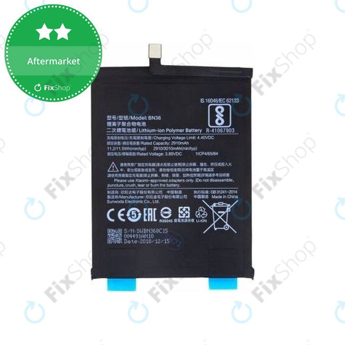 Xiaomi Mi A2 (Mi 6X) Battery BN36 3010mAh