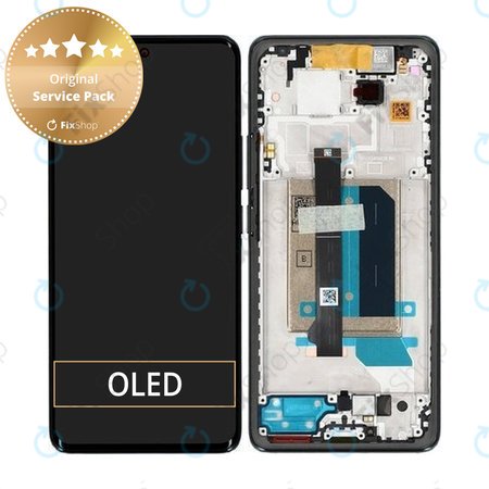 Xiaomi Redmi Note 14 Pro+ 5G 24094RAD4G - LCD Display + Touch Screen + Frame (Midnight Black) - 5600190O16U00 Genuine Service Pack