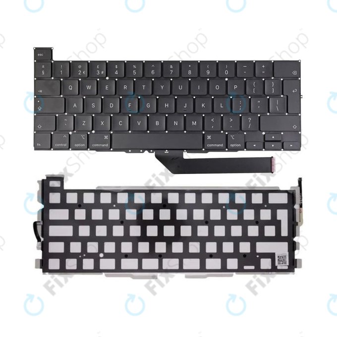 MacBookアクセサリー Macbook pro 2019 US keyboard Amazon.com: Aokyitzm New US Keyboard with Flex Cable + Screw