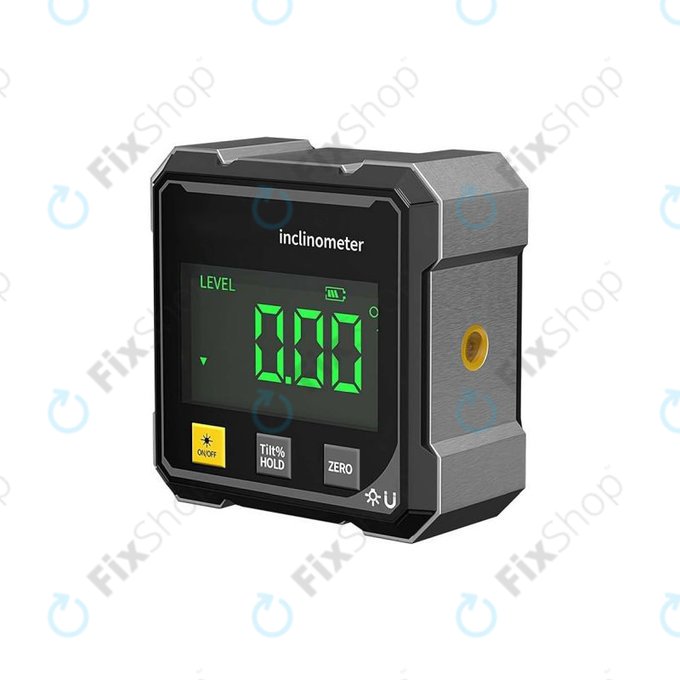 Digital angle gauge with magnet and laser