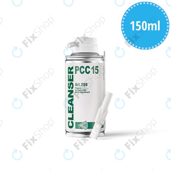 Professional PCB Cleaner PCC15, 150 ml, Spray with Brush