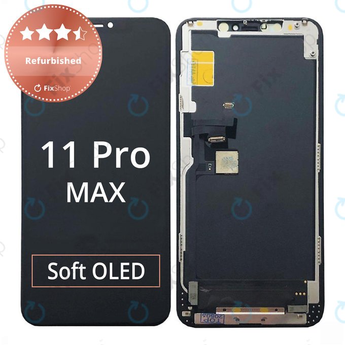 Display for iPhone 11 Pro Max, Touch Screen with Frame, Refurbished