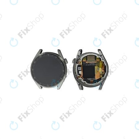 Huawei Watch 3 Pro Elite Galileo-L50E - LCD Display + Touch Screen + Frame (Titanium Grey) - 02354JPS Genuine Service Pack