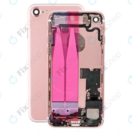 Apple iPhone 7 - Rear Housing with Small Parts (Rose Gold)