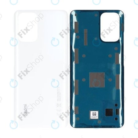 Xiaomi Redmi Note 10S - Battery Cover (Pebble White) - 55050000Z39T Genuine Service Pack