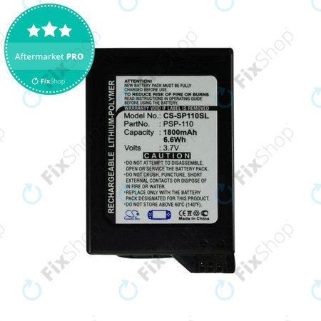 Sony Playstation Portable 1000 - Battery PSP-110 1800mAh HQ