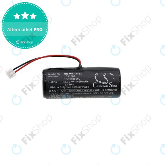 Battery for Wella Xpert HS71, 1400mAh, Li-ion, 3.7V, 1531582, HQ