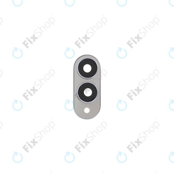 Samsung Galaxy S25 Edge - Rear Camera Lens + Frame (Titanium Silver)