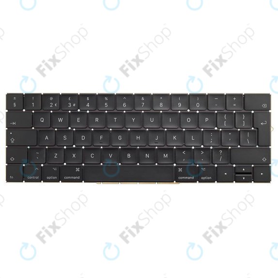 Apple MacBook Pro 13" A1706, 15" A1707 (Late 2016 - Mid 2017) - Keyboard UK