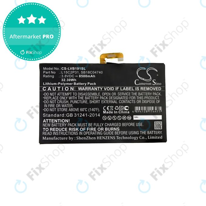 Lenovo Yoga Book - Battery L15C2P31, SB18C04740 8500mAh HQ