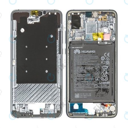 Huawei P20 - Middle Frame + Battery (Midnight Blue) - 02351VTM, 02351WKH Genuine Service Pack
