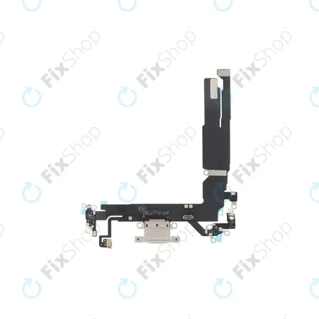 Apple iPhone 16 - Charging Connector + Flex Cable (White)