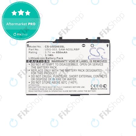 Nintendo DS, DS Lite - Battery USG-001, USG-003, SAM-NDSLRBP 850mAh HQ