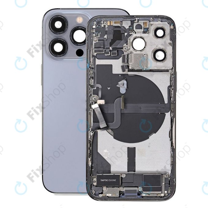 Apple iPhone 13 Pro - Rear Housing with Small Parts (Blue)