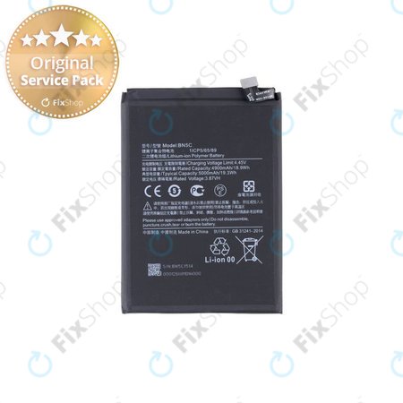 Xiaomi Poco M4 Pro 5G 21091116AG - Battery BN5C 5000mAh - MZB0BGVIN Genuine Service Pack