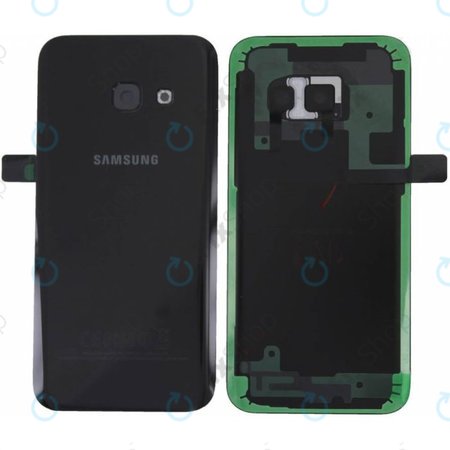 Samsung Galaxy A3 A320F (2017) - Battery Cover (Black Sky) - GH82-13636A Genuine Service Pack