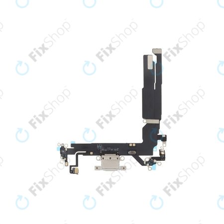 Apple iPhone 16 - Charging Connector + Flex Cable (White)