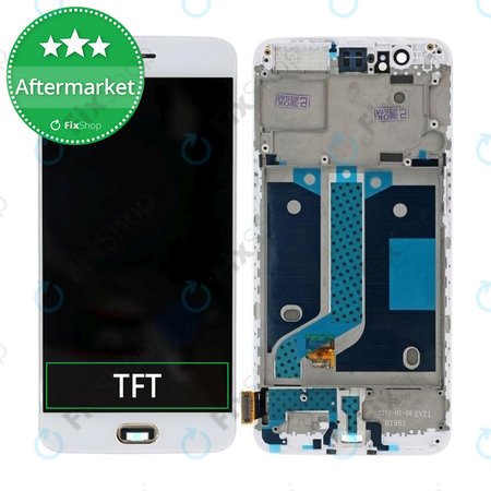 OnePlus 5 - LCD Display + Touch Screen + Frame (White) TFT