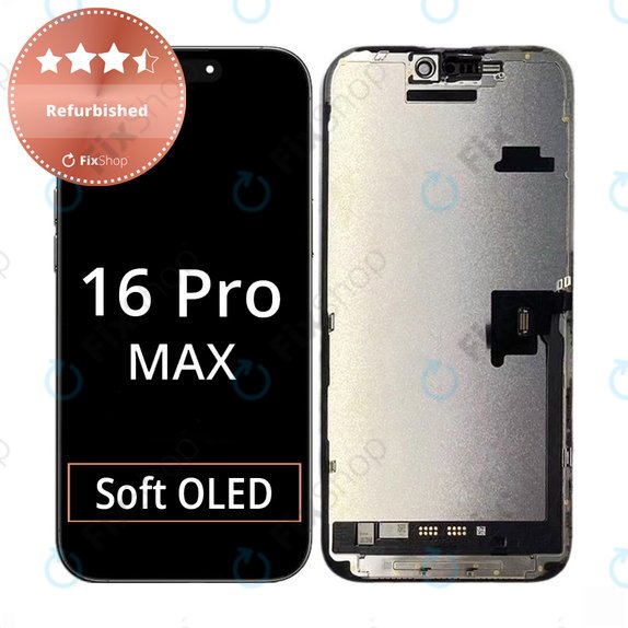 Display for iPhone 16 Pro Max, Touch Screen with Frame, Refurbished