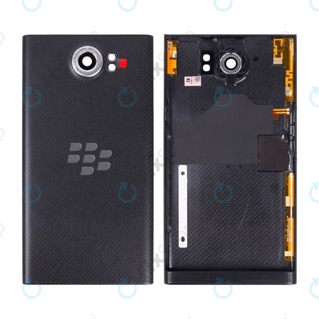 Blackberry Priv - Battery Cover + Rear Camera Lens (Black)