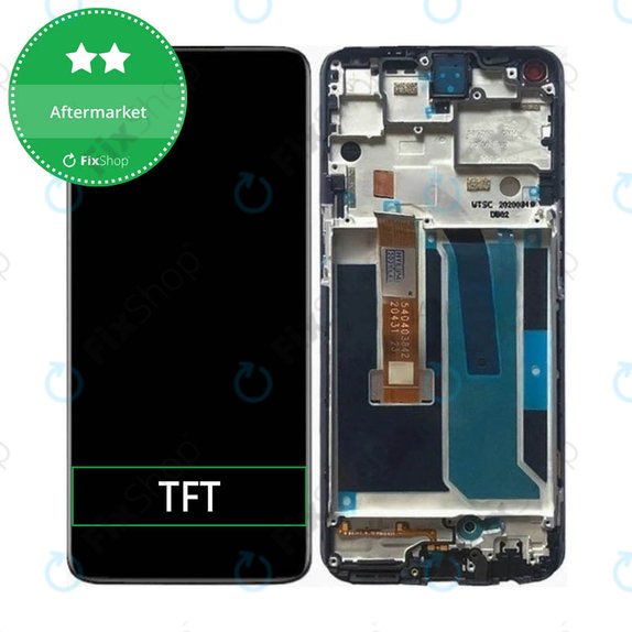 OnePlus Nord N10 5G - LCD Display + Touch Screen + Frame (Midnight Ice) TFT