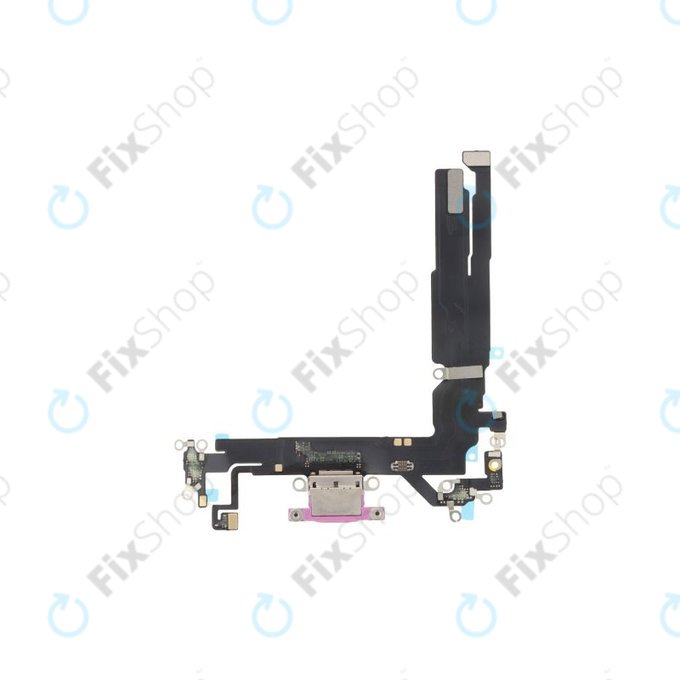 Apple iPhone 16 - Charging Connector + Flex Cable (Pink)
