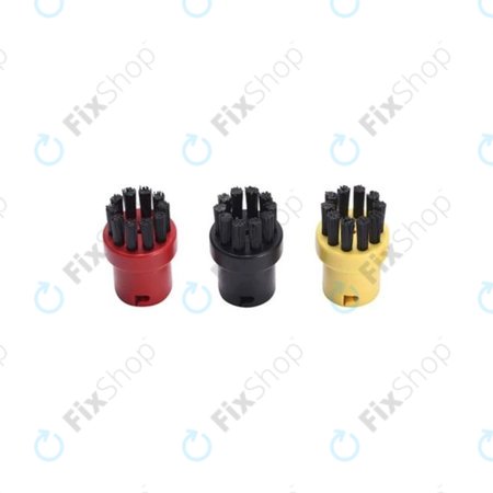 Kärcher SC 1, SC 2, SC 3, SC 4, SC 5 - Round Brush Set with Nylon Bristles