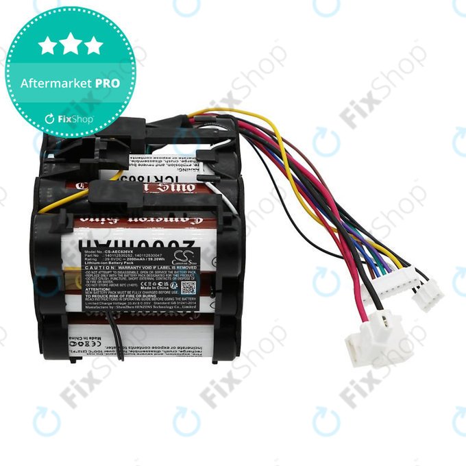 Battery for AEG CX-8, Electrolux EUP82, 2000mAh, Li-Ion, 29.6V, 140112530252, HQ