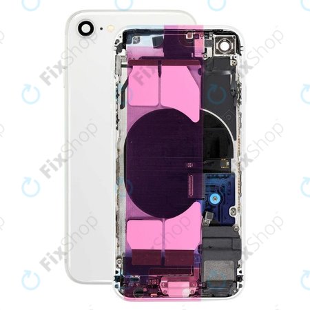 Apple iPhone 8 - Rear Housing with Small Parts (Silver)
