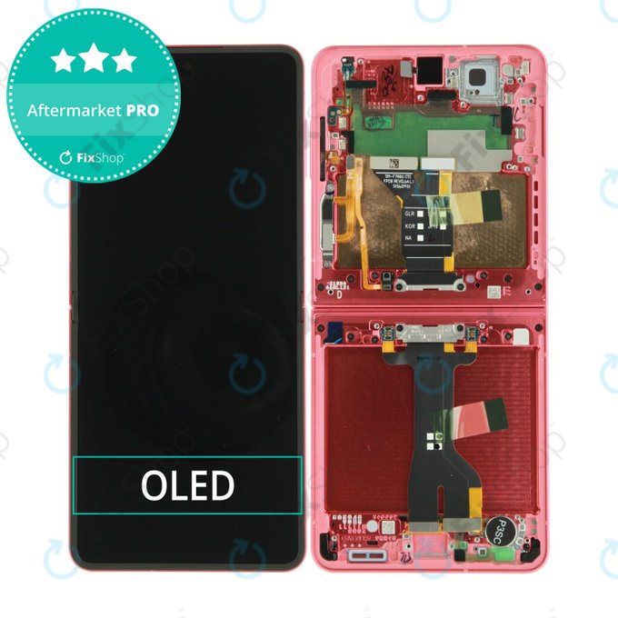 Samsung Galaxy Z Flip 7 F766B - LCD Display + Touch Screen + Frame (Coralred) OLED