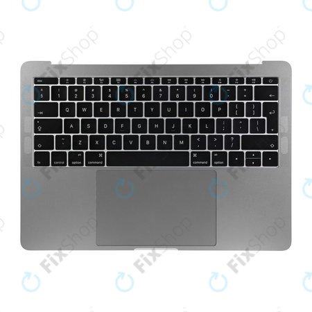 Apple MacBook Pro 13" A1708 (Late 2016 - Mid 2017) - Top Keyboard Frame + Keyboard UK + Microphone + Trackpad + Speakers (Space Gray)