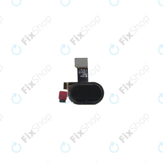 Motorola Moto E4 XT1761 - Home Button + Fingerprint Sensor + Flex Cable (Black)