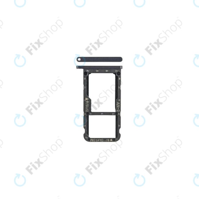 Huawei P20 Lite - SIM + SD Tray (Midnight Black) - 51661HKK Genuine Service Pack